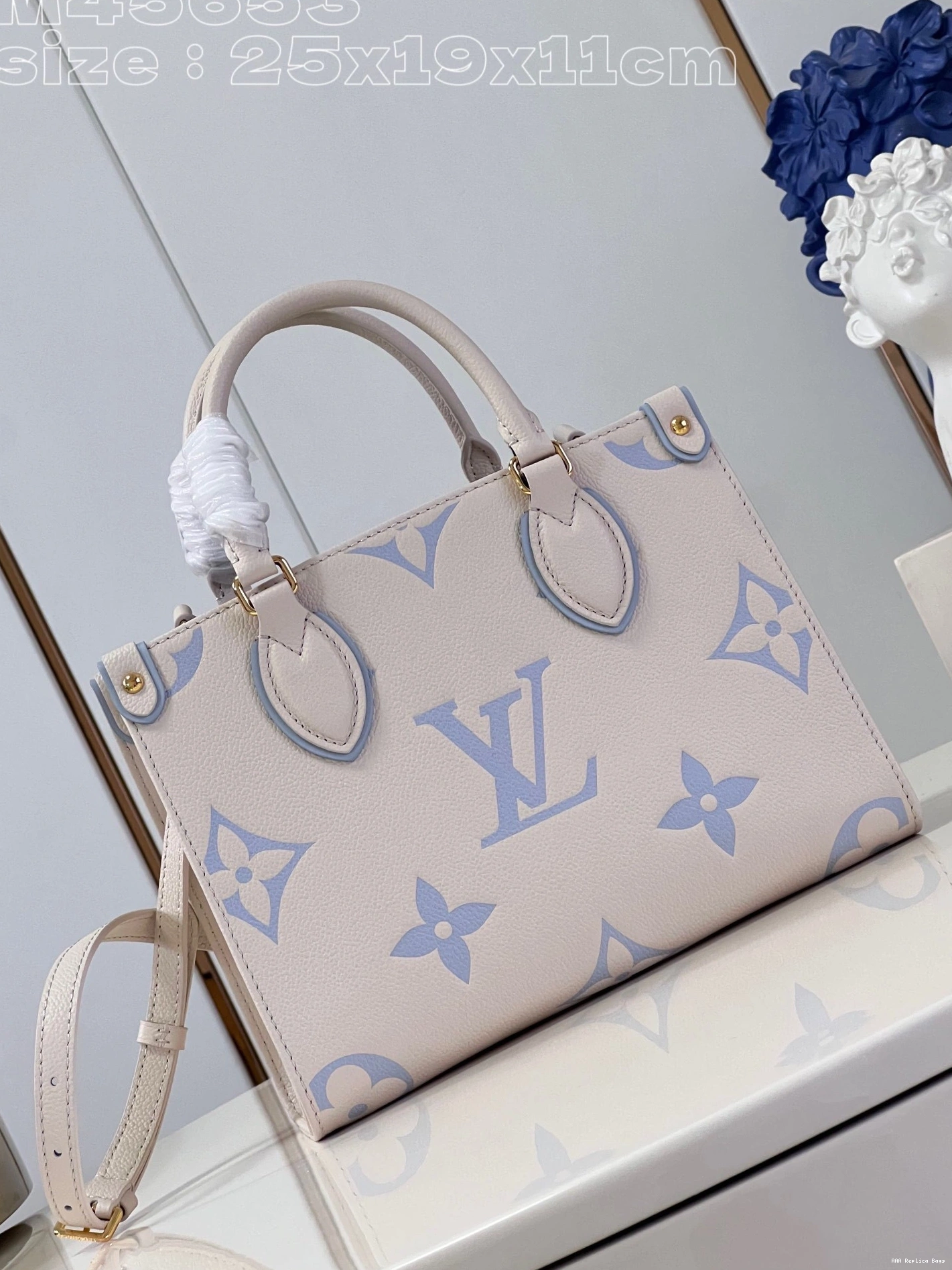 Aaa replica ru PM-25*19*11.5cm LOUIS ONTHEGO VUITTON 0725